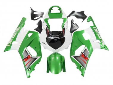 2001-2003 Suzuki GSXR 600 / GSXR 750 Motorcycle Fairings - White Green Silver Red Black Canada