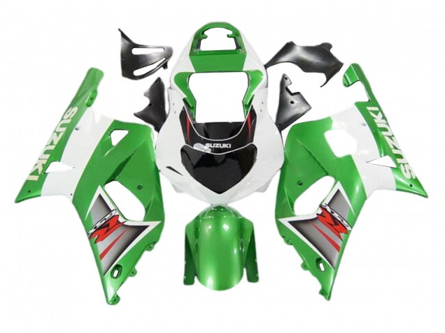2001-2003 Suzuki GSXR 600 / GSXR 750 Motorcycle Fairings - White Green Silver Red Black Canada