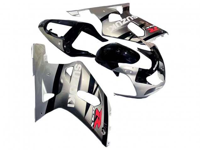 2001-2003 Suzuki GSXR 600 / GSXR 750 Motorcycle Fairing - Silver Glossy Black Red Canada
