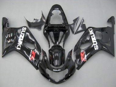2001-2003 Suzuki GSXR 600 / GSXR 750 Motorcycle Fairings - Glossy Black Red White Canada
