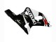 2001-2003 Suzuki GSXR 600 / GSXR 750 Motorcycle Fairings - White Glossy Black Red Canada