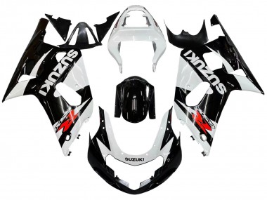 2001-2003 Suzuki GSXR 600 / GSXR 750 Motorcycle Fairings - White Glossy Black Red Canada