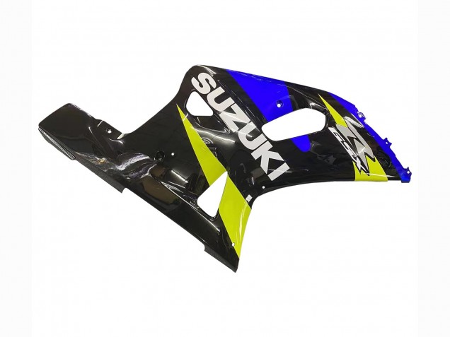 2001-2003 Suzuki GSXR 600 / GSXR 750 Motorcycle Fairings - Blue Yellow Glossy Black Canada