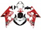 2001-2003 Suzuki GSXR 600 / GSXR 750 Motorcycle Fairing - Red White Glossy Black Canada