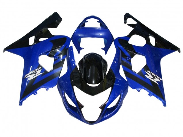 2004-2005 Suzuki GSXR 600 / GSXR 750 Motorcycle Fairing Kits - Blue Black Canada