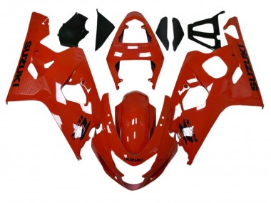 2004-2005 Suzuki GSXR 600 / GSXR 750 Motorcycle Fairing - Red Black Canada