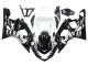 2004-2005 Suzuki GSXR 600 / GSXR 750 Motorcycle Fairing - White Black Canada