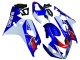 2004-2005 Suzuki GSXR 600 / GSXR 750 Motorcycle Fairing - White Blue Red Canada
