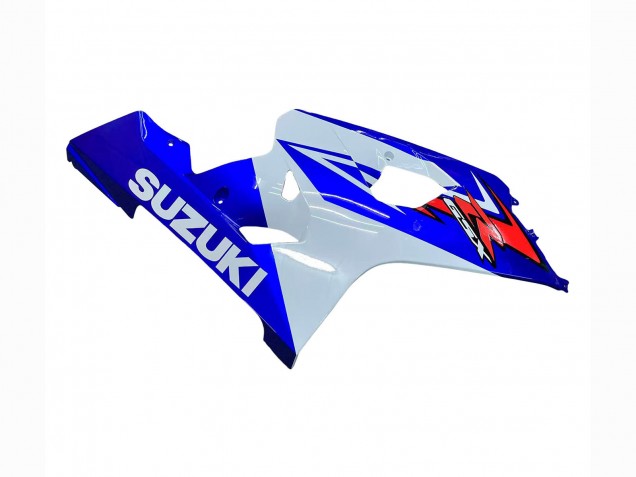 2004-2005 Suzuki GSXR 600 / GSXR 750 Motorcycle Fairing - White Blue Red Canada