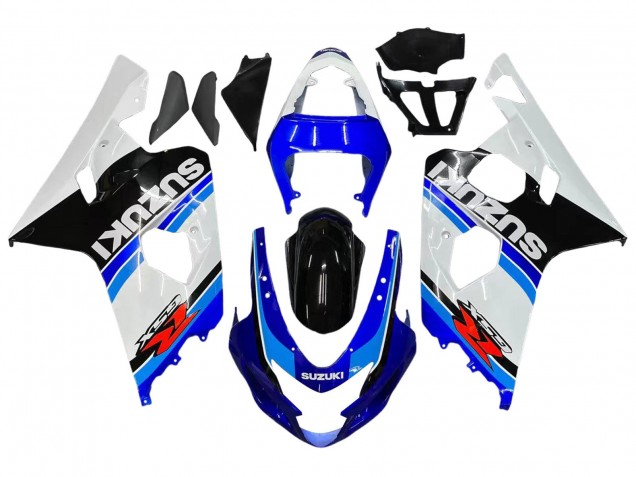 2004-2005 Suzuki GSXR 600 / GSXR 750 Motorcycle Fairing - White Blue Black Red Canada