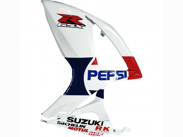 2006-2007 Suzuki GSXR 600 / GSXR 750 Motorcycle Fairings - White Red Yellow Motul Canada