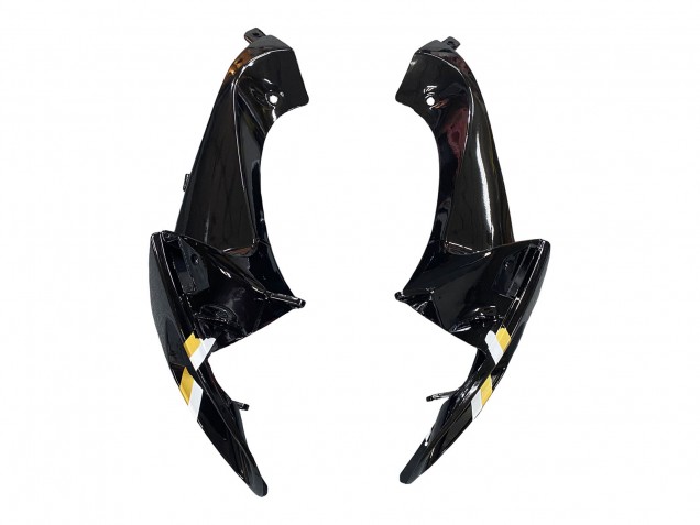 2006-2007 Suzuki GSXR 600 / GSXR 750 Motorcycle Fairings - Glossy Black White Motul Lucky Strike Canada