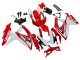 2008-2010 Suzuki GSXR 600 / GSXR 750 Motorcycle Fairings - White Red Black Canada