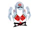 2008-2010 Suzuki GSXR 600 / GSXR 750 Motorcycle Fairings - White Red Motul Lucky Strike Canada