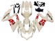 2008-2010 Suzuki GSXR 600 / GSXR 750 Motorcycle Fairings - Cream White Red Black Canada