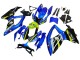 2008-2010 Suzuki GSXR 600 / GSXR 750 Motorcycle Fairings - Blue Fluorescent Green Shark Canada