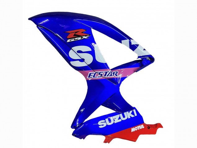 2008-2010 Suzuki GSXR 600 / GSXR 750 Motorcycle Fairings - White Blue Pink Ecstar Motul Canada