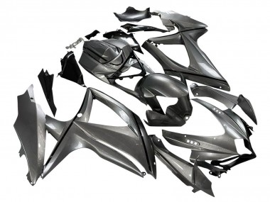 2008-2010 Suzuki GSXR 600 / GSXR 750 Motorcycle Fairings - Matte Grey Black Canada