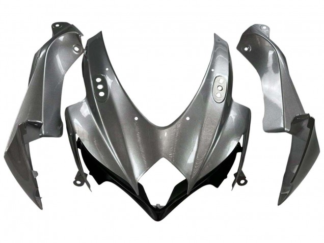 2008-2010 Suzuki GSXR 600 / GSXR 750 Motorcycle Fairings - Matte Grey Black Canada