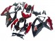 2008-2010 Suzuki GSXR 600 / GSXR 750 Motorcycle Fairing - Red Glossy Black Canada