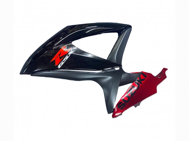 2008-2010 Suzuki GSXR 600 / GSXR 750 Motorcycle Fairing - Red Glossy Black Canada