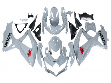 2008-2010 Suzuki GSXR 600 / GSXR 750 Motorcycle Fairings - Glossy Grey Canada
