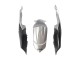 2008-2010 Suzuki GSXR 600 / GSXR 750 Motorcycle Fairings - Silver Matte Black Canada