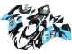 2011-2024 Suzuki GSXR 600 / GSXR 750 Motorcycle Fairings - Glossy Black Light Blue Canada
