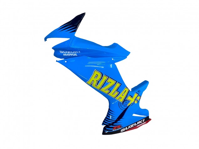 2011-2024 Suzuki GSXR 600 / GSXR 750 Motorcycle Fairings - Blue Gold Red Black Rizla Canada