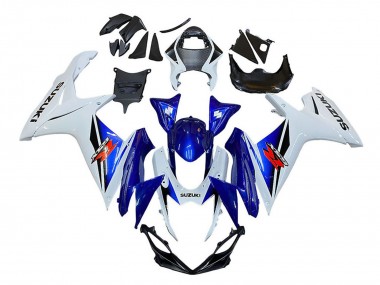 2011-2024 Suzuki GSXR 600 / GSXR 750 Motorcycle Fairing - White Blue Red Canada