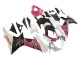 2011-2024 Suzuki GSXR 600 / GSXR 750 Motorcycle Fairings - White Pink Black Corona Canada