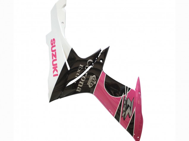 2011-2024 Suzuki GSXR 600 / GSXR 750 Motorcycle Fairings - White Pink Black Corona Canada