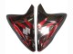 2011-2024 Suzuki GSXR 600 / GSXR 750 Motorcycle Fairings - Glossy Black Red Flame Canada