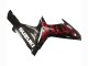 2011-2024 Suzuki GSXR 600 / GSXR 750 Motorcycle Fairings - Glossy Black Red Flame Canada