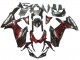 2011-2024 Suzuki GSXR 600 / GSXR 750 Motorcycle Fairings - Glossy Black Red Flame Canada