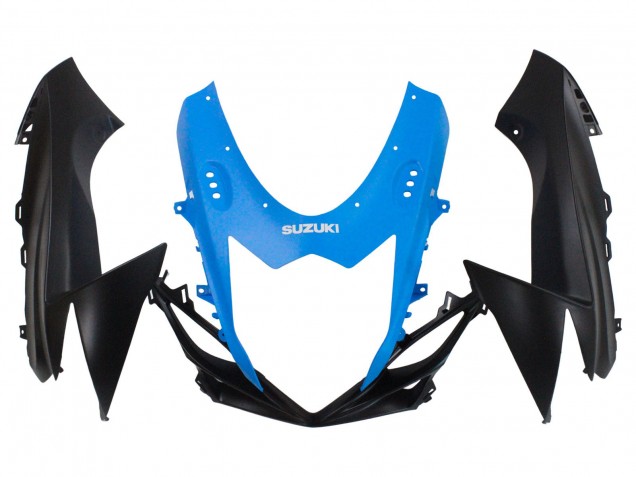 2011-2024 Suzuki GSXR 600 / GSXR 750 Motorcycle Fairing - Blue Matte Black Canada