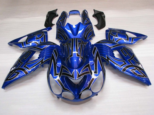 2011-2024 Suzuki GSXR 600 / GSXR 750 Motorcycle Fairings - Blue Black Canada