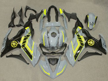 2015-2018 Yamaha YZF R3/R25 Motorcycle Fairings - Nardo Grey Yellow Black Canada