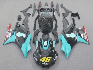 2019-2021 Yamaha YZF R3/R25 Motorcycle Fairings - Light Blue Red Black Petronas 46 Canada