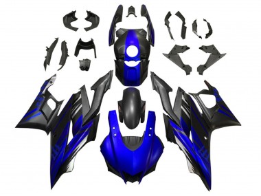 2019-2021 Yamaha YZF R3/R25 Motorcycle Fairing - Blue Matte Black Canada