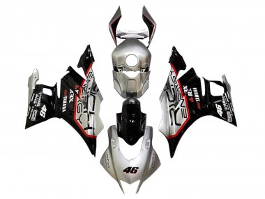 2019-2021 Yamaha YZF R3/R25 Motorcycle Fairings - Silver Red Black 46 Canada