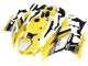 2019-2021 Yamaha YZF R3/R25 Motorcycle Fairings - Yellow White Black Stripe Canada