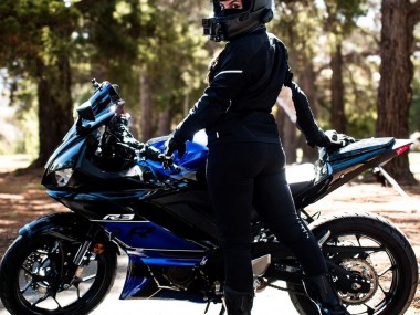 2022-2024 Yamaha YZF R3/R25 Motorcycle Fairings - Blue Glossy Black Canada