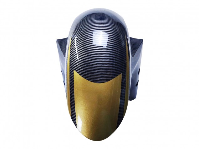 2022-2024 Yamaha YZF R3/R25 Motorcycle Fairings - Black Carbon Fiber Style Gold Red ABBOT Canada