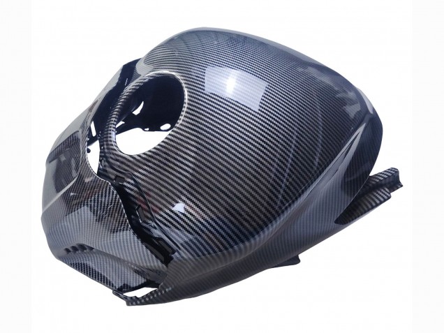 2022-2024 Yamaha YZF R3/R25 Motorcycle Fairings - Black Carbon Fiber Style Gold Red ABBOT Canada