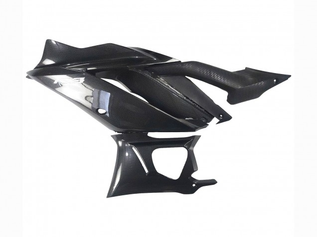 2022-2024 Yamaha YZF R3/R25 Motorcycle Fairings - Black Carbon Fiber Style Silver Blue Canada