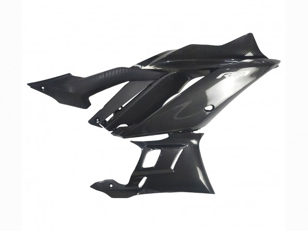2022-2024 Yamaha YZF R3/R25 Motorcycle Fairings - Black Carbon Fiber Style Silver Blue Canada