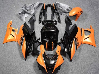 2022-2024 Yamaha YZF R3/R25 Motorcycle Fairings - Orange Glossy Black Canada