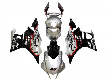 2022-2024 Yamaha YZF R3/R25 Motorcycle Fairings - Silver Red Black 46 Canada
