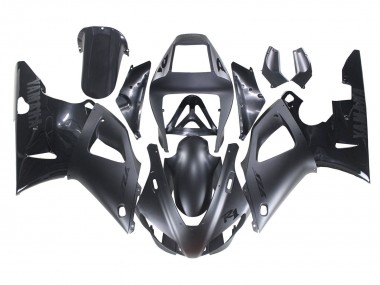 1998-1999 Yamaha YZF 1000 R1 Motorcycle Fairings - Matte Black Glossy Black Canada